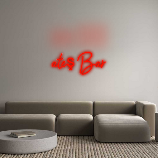 Özel Tasarım : ateş Bar