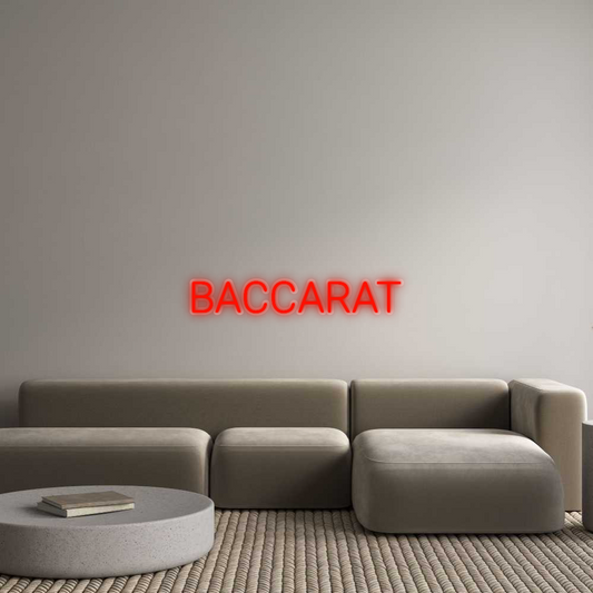 Özel Tasarım : BACCARAT