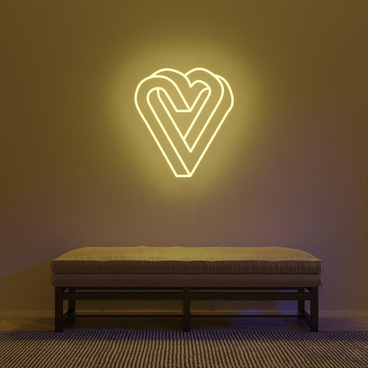 Infinity Heart - Neon Tabela - Neonbir