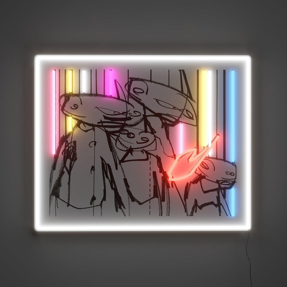 Blokes by Futura - Neon Tabela - Neonbir
