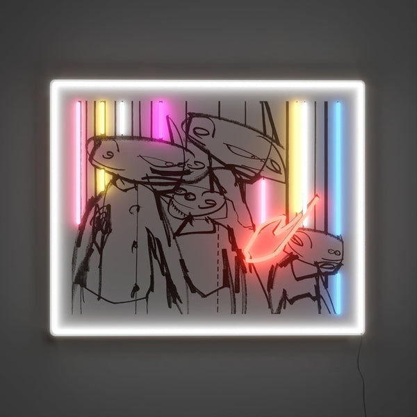 İnsanımsı - Neon Tabela
