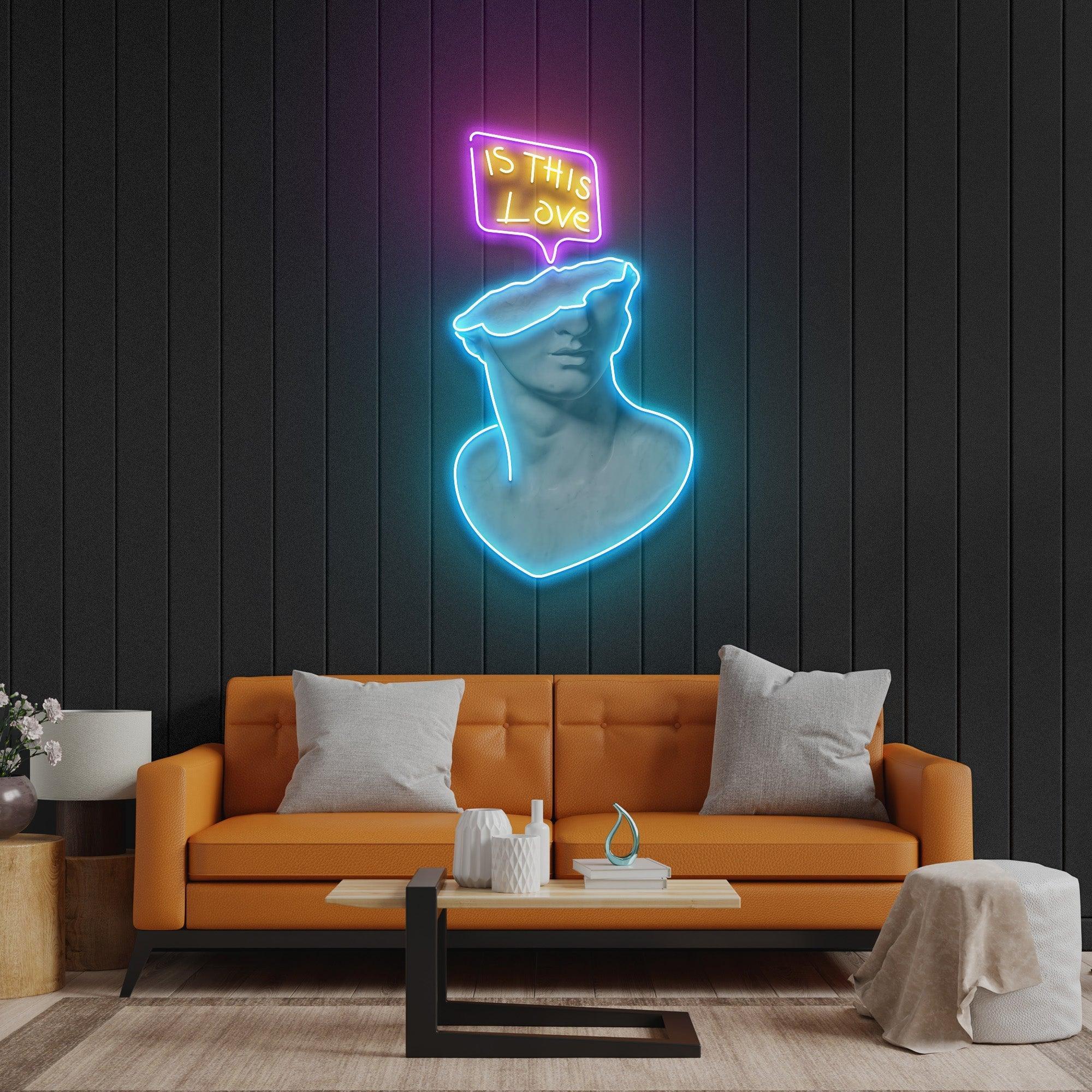 Is This Love Led Neon Acrylic Artwork Led Neon Sign Light - Neonbir