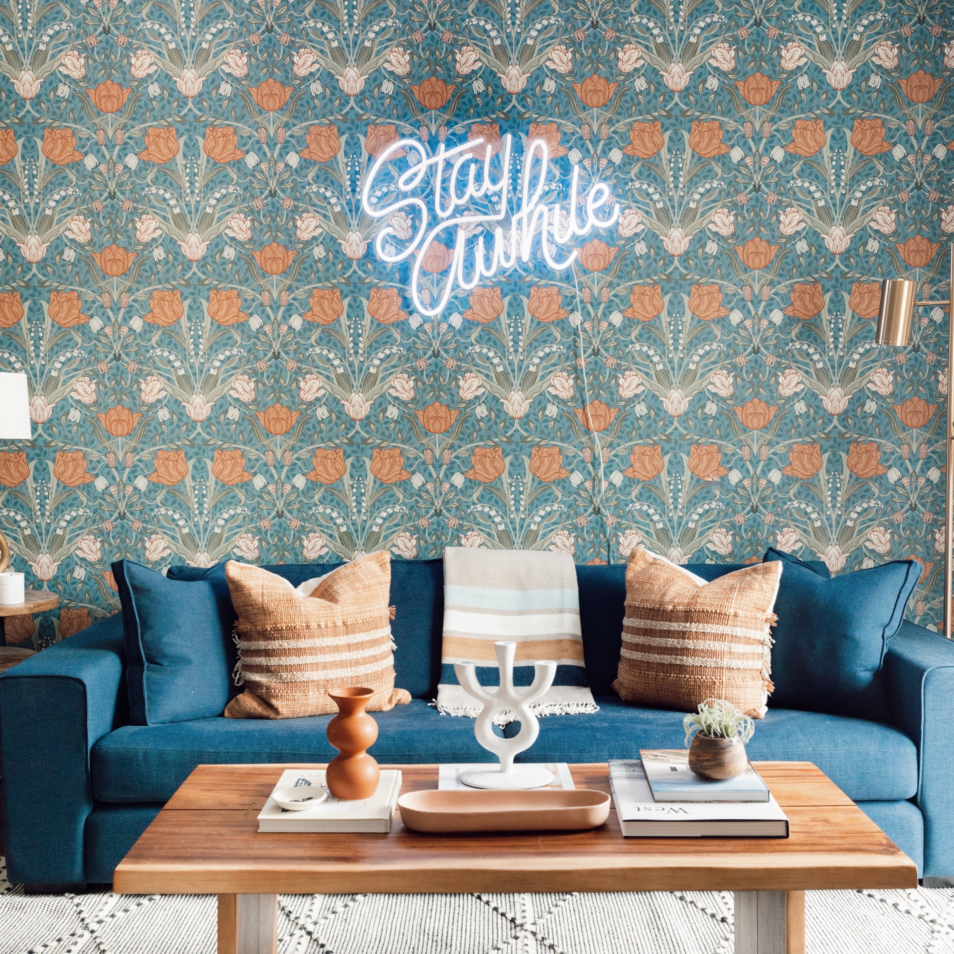 Stay Awhile by Caren Kreger - Neon Tabela - Neonbir