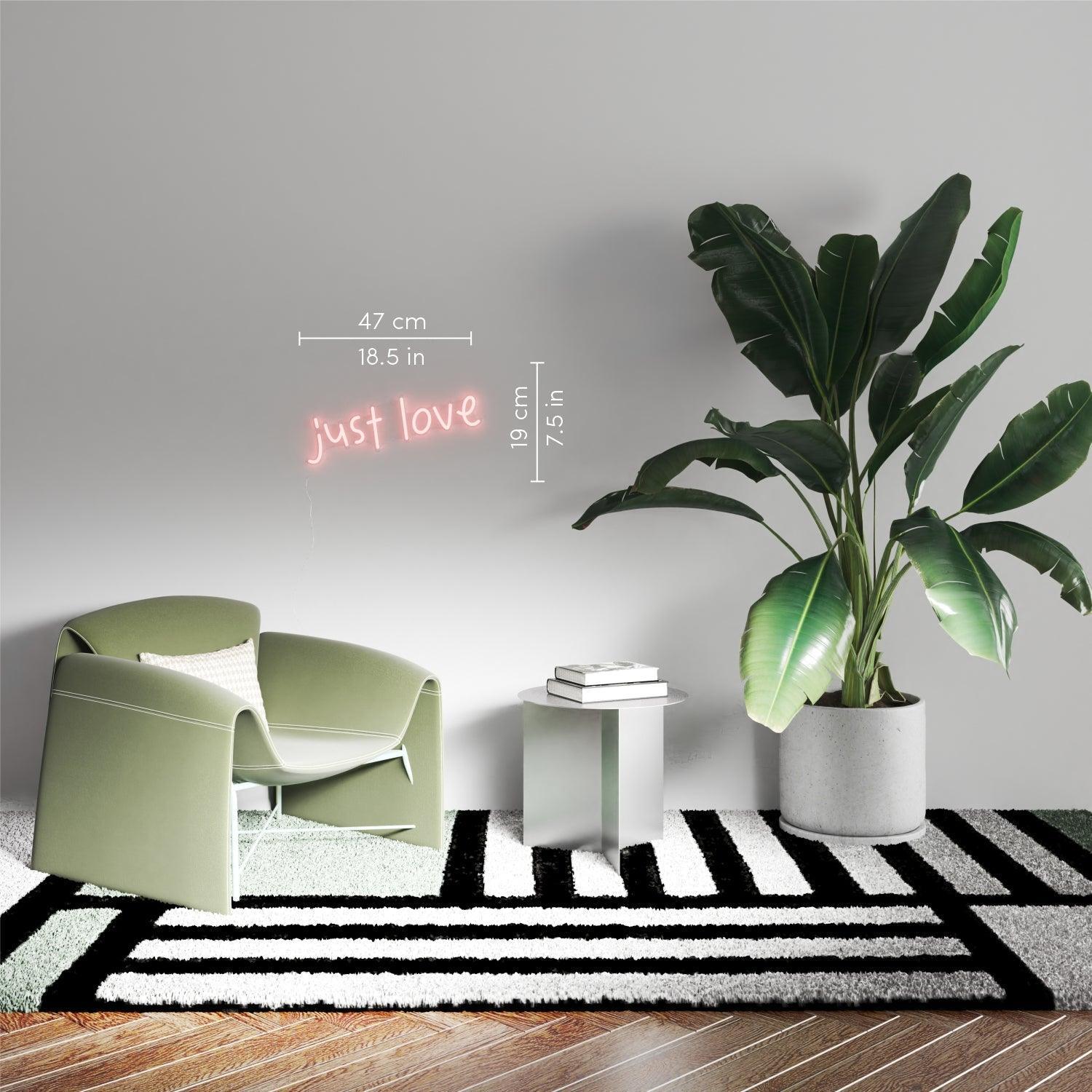 Just Love - Neon Tabela - Neonbir