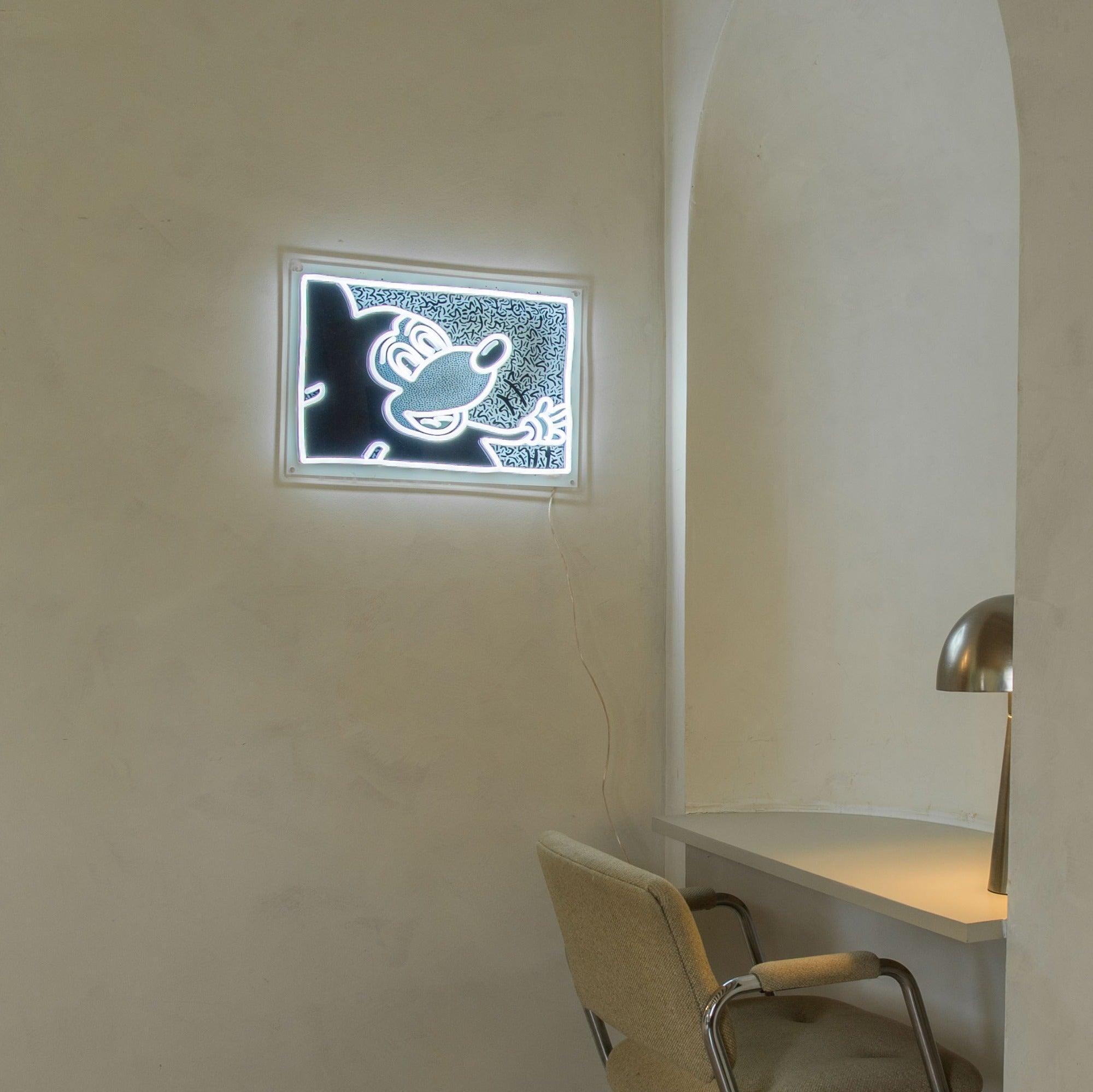 Keith Haring x Mickey 2 “Monochrome”, Neon Tabela - Neonbir