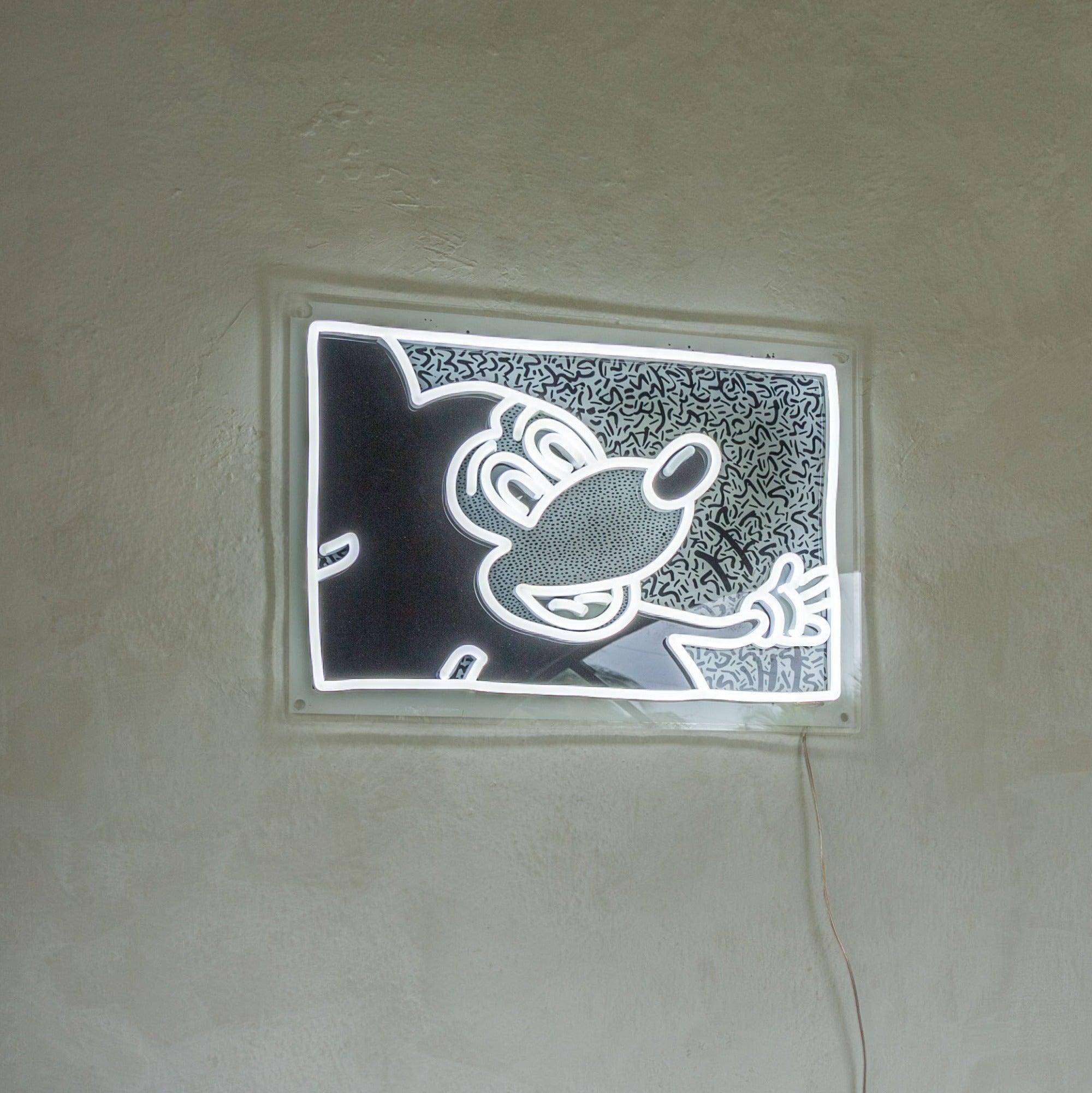 Keith Haring x Mickey 2 “Monochrome”, Neon Tabela - Neonbir