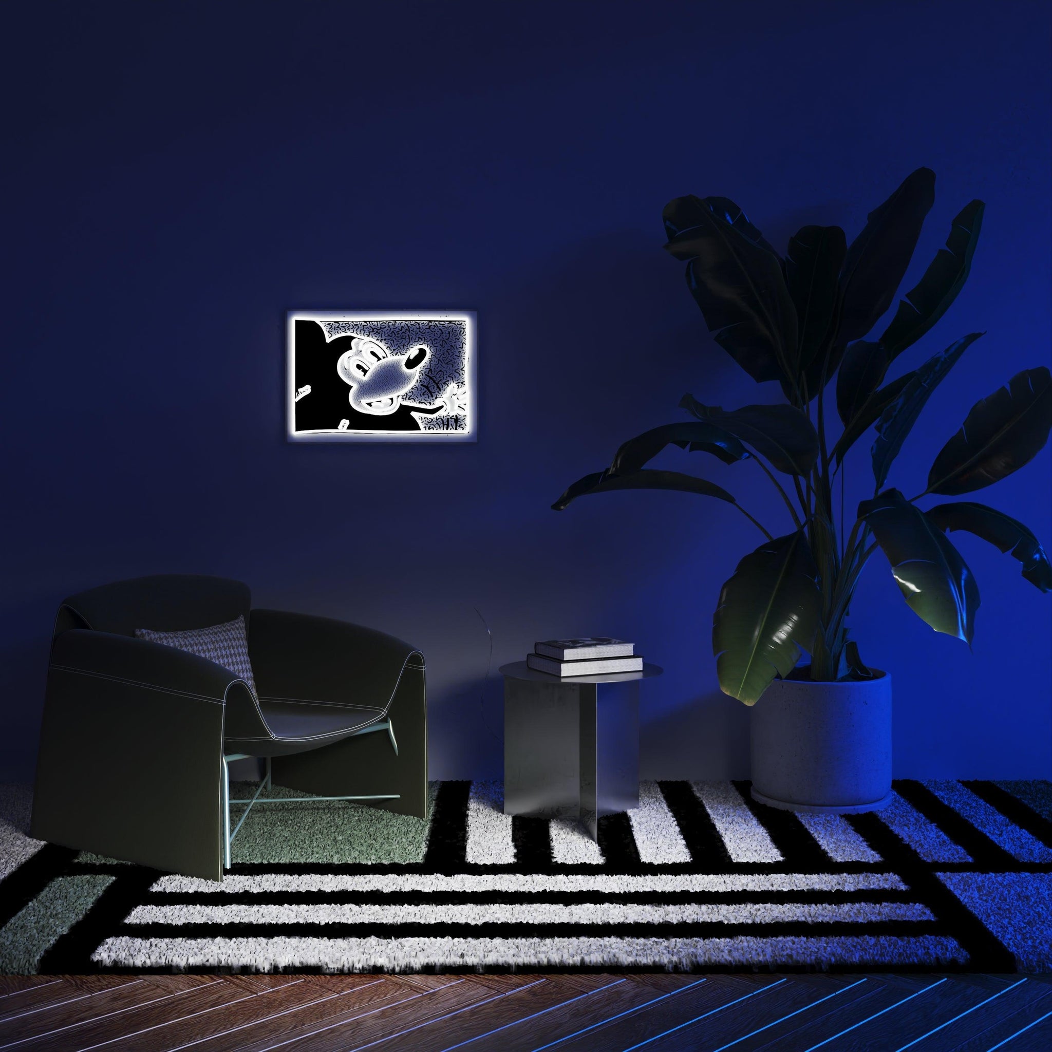 Keith Haring x Mickey 2 “Monochrome”, Neon Tabela - Neonbir