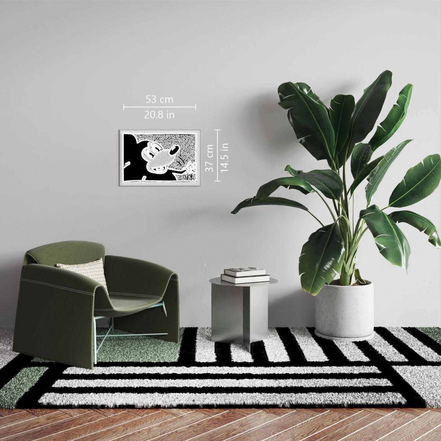 Keith Haring x Mickey 2 “Monochrome”, Neon Tabela - Neonbir