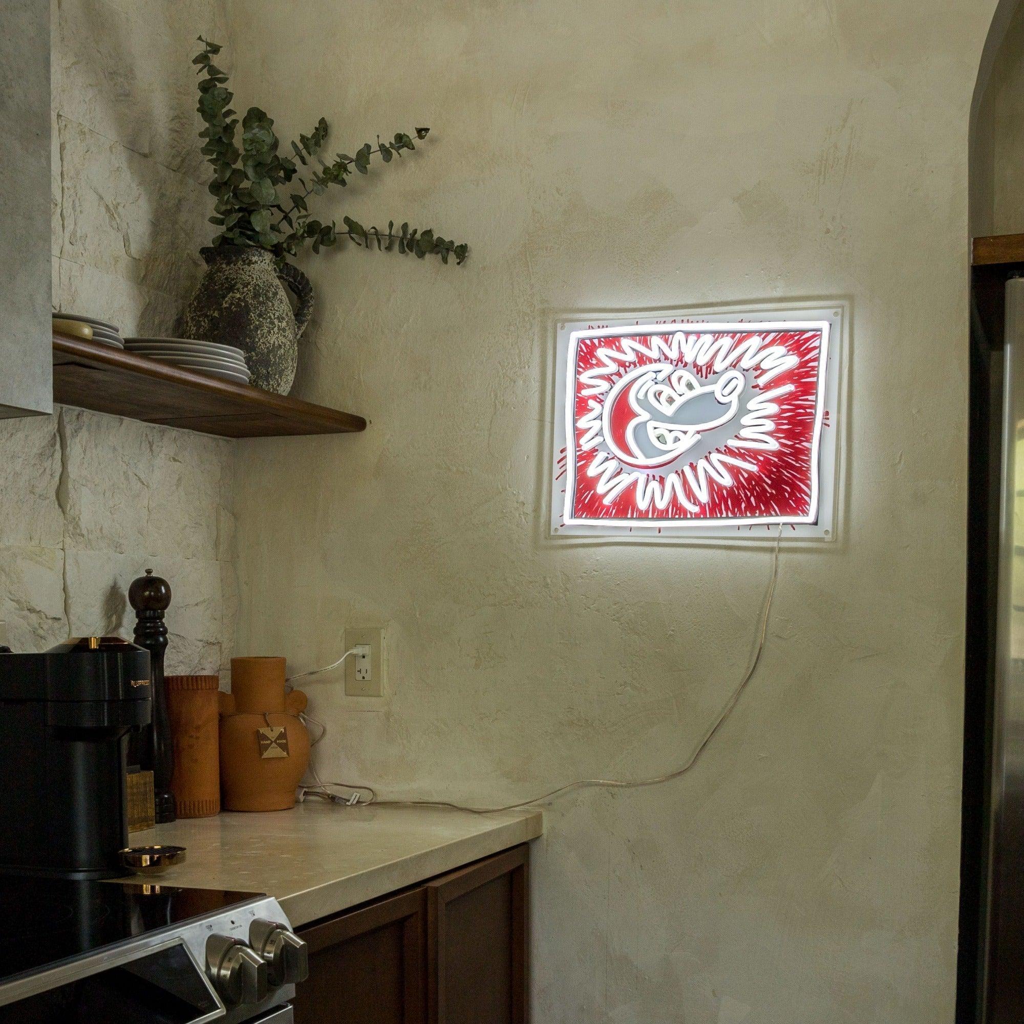 Keith Haring x Mickey 3 “Explosive Mickey Mouse”, Neon Tabela - Neonbir