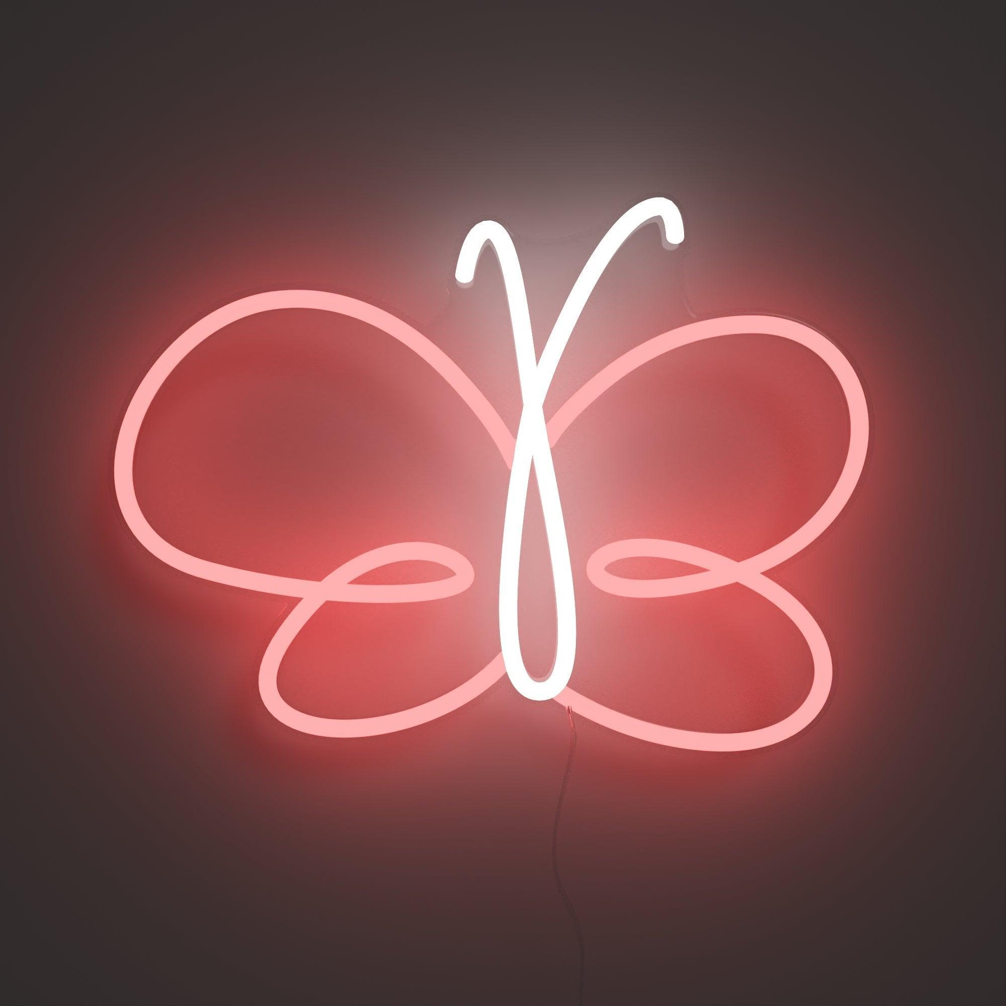 Butterfly Swirl - Neon Tabela - Neonbir