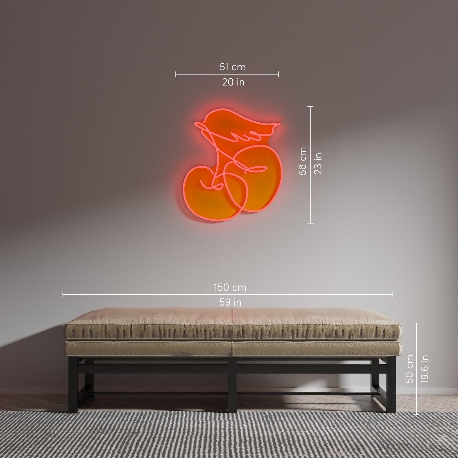 Crazy Cherry by Girl Knew York - Neon Tabela - Neonbir