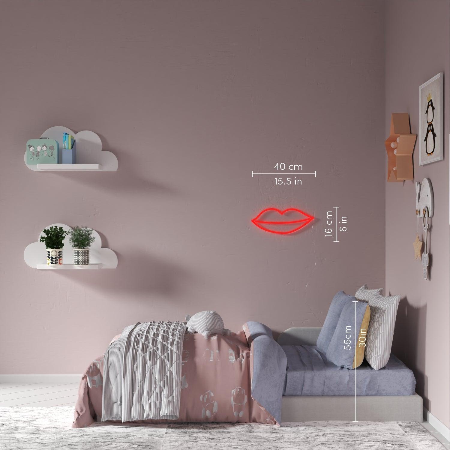 Kissy Lips - Neon Tabela - Neonbir