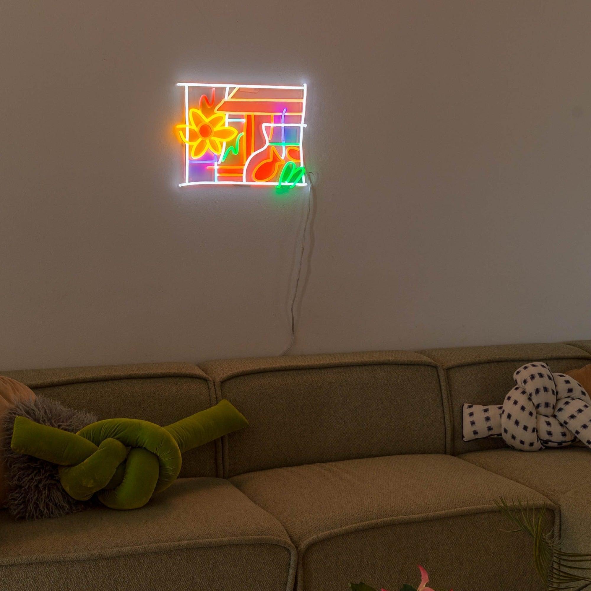 Composition by Tom Wesselmann, Neon Tabela - Neonbir