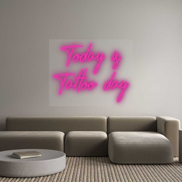 Özel Tasarım : Today is Tattoo...