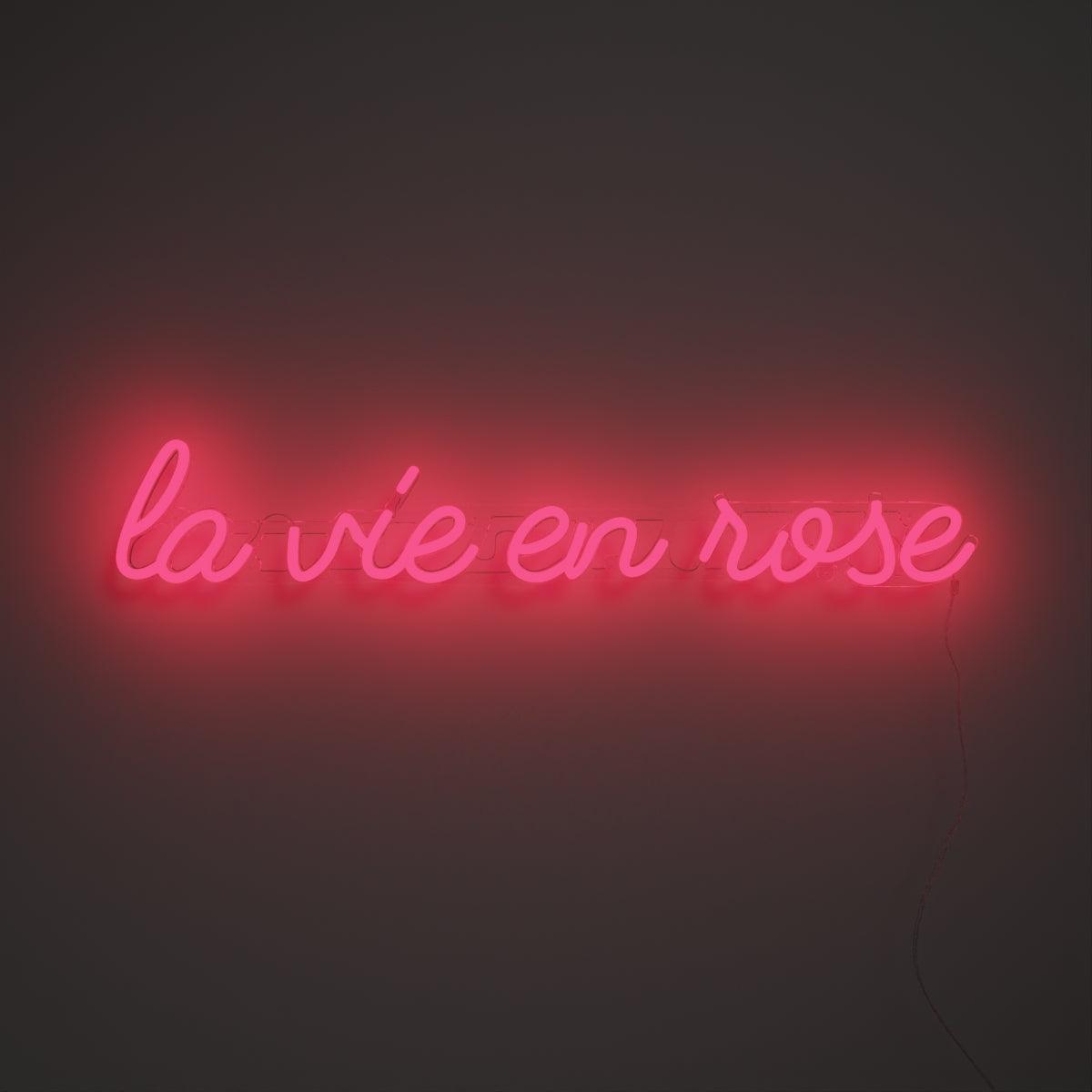 La vie en rose - Neon Tabela - Neonbir