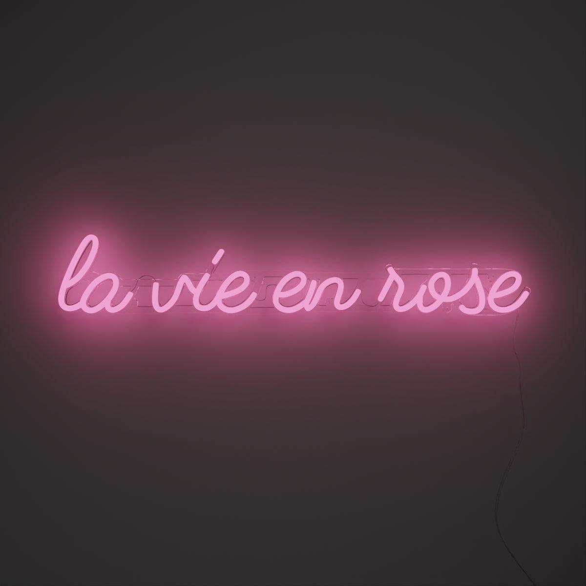 La vie en rose - Neon Tabela - Neonbir