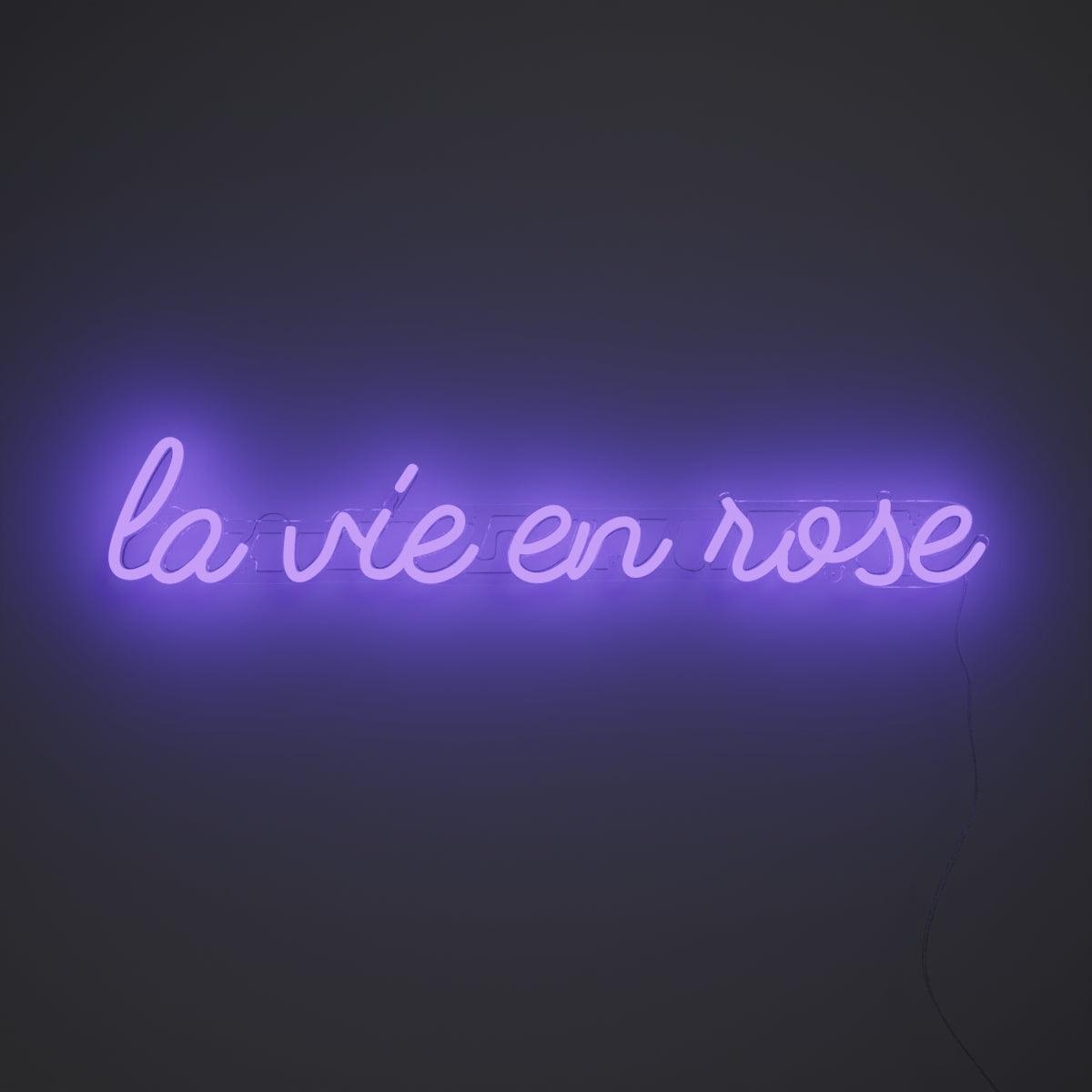 La vie en rose - Neon Tabela - Neonbir