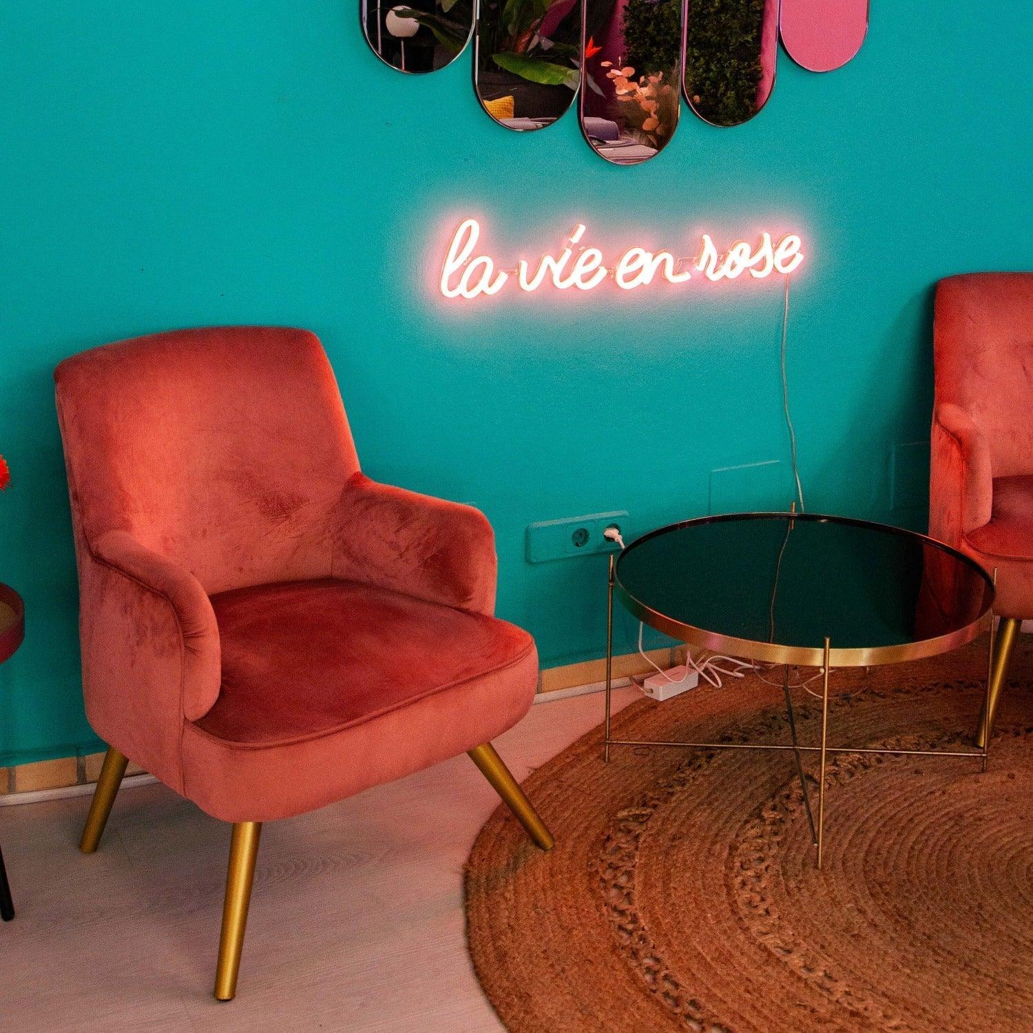 La vie en rose - Neon Tabela - Neonbir
