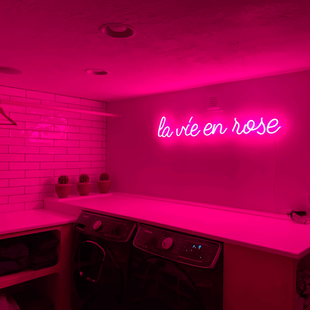 La vie en rose - Neon Tabela - Neonbir