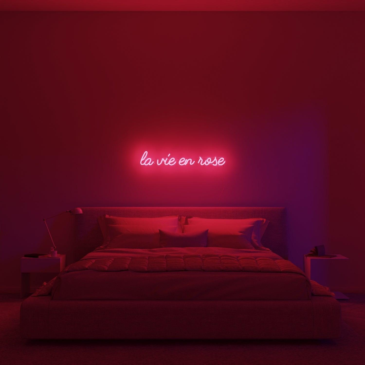 La vie en rose - Neon Tabela - Neonbir