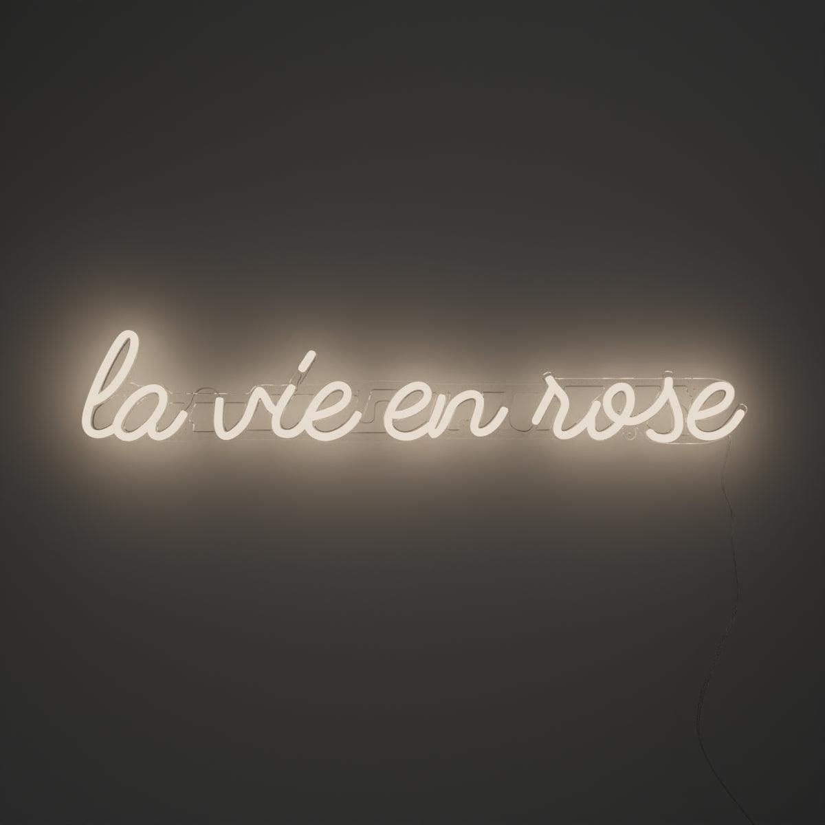 La vie en rose - Neon Tabela - Neonbir