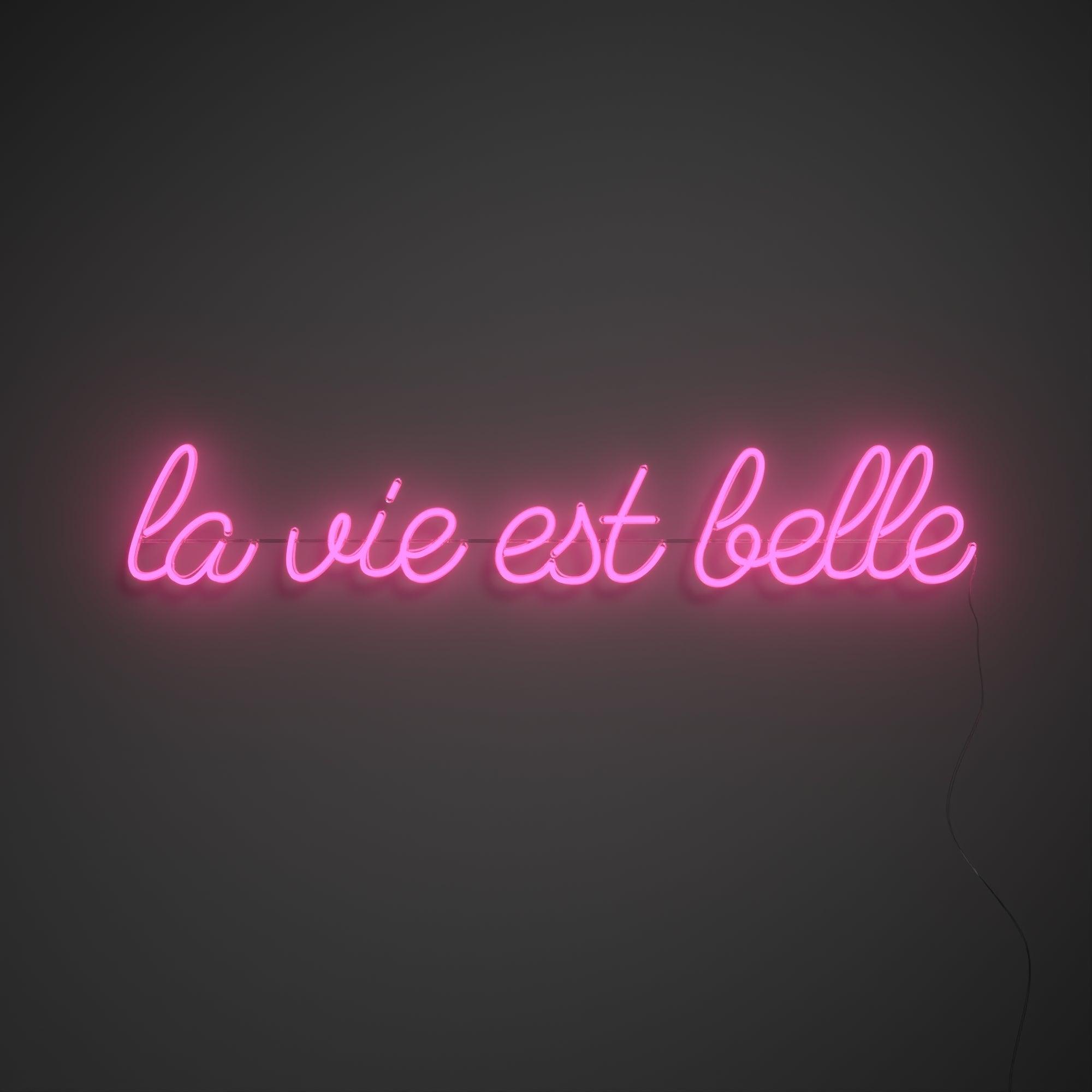 La vie est belle - Neon Tabela - Neonbir