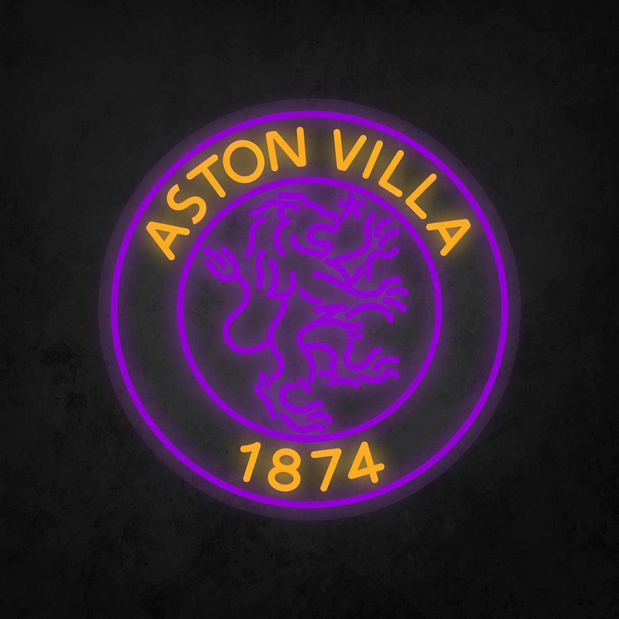 LED Neon Sign - Aston Villa F.C 2023 - Neonbir