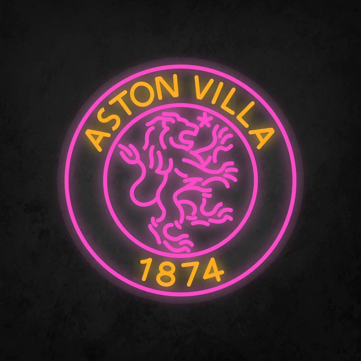 LED Neon Sign - Aston Villa F.C 2023 - Neonbir