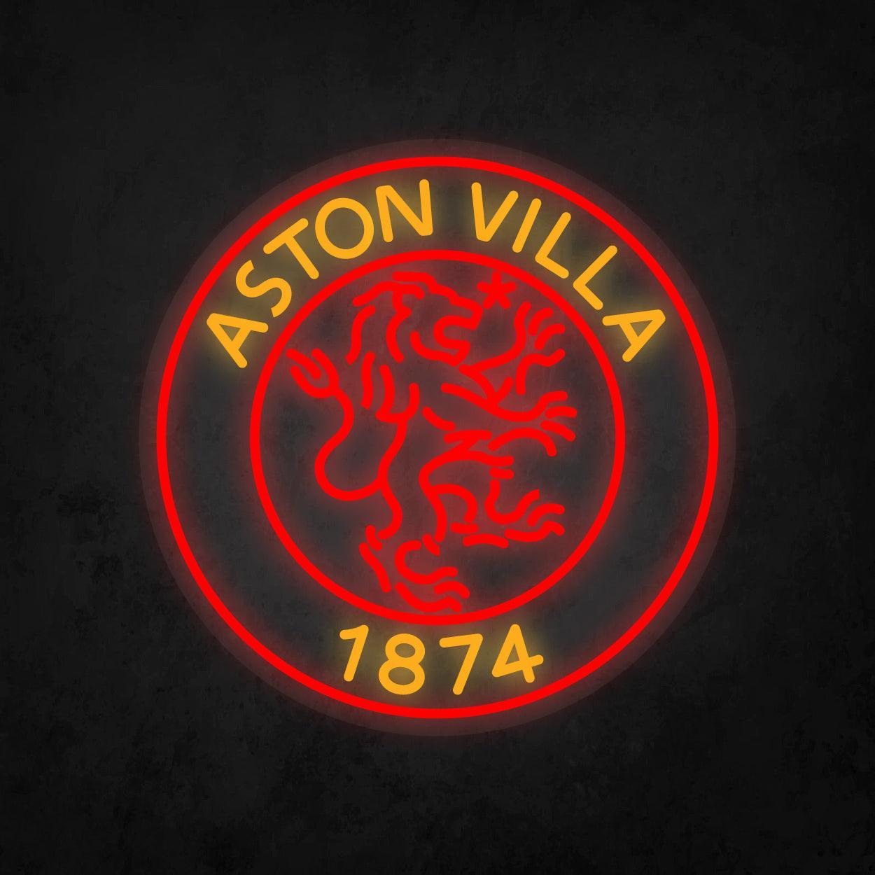 LED Neon Sign - Aston Villa F.C 2023 - Neonbir
