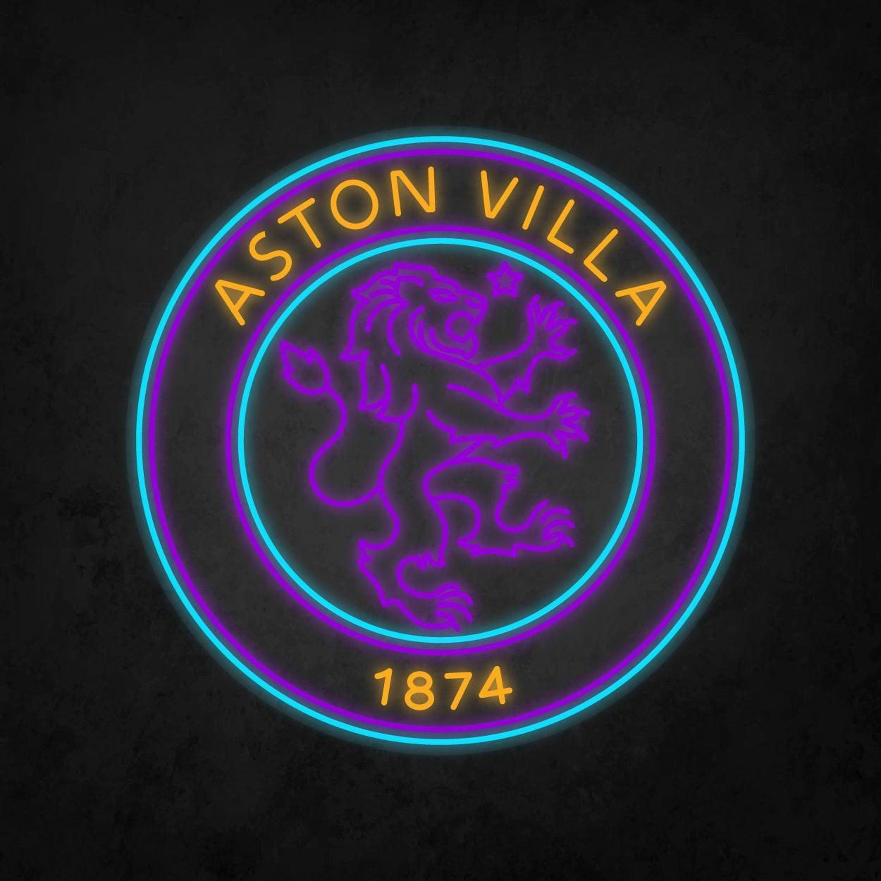 LED Neon Sign - Aston Villa FC X Large 2023 - Neonbir