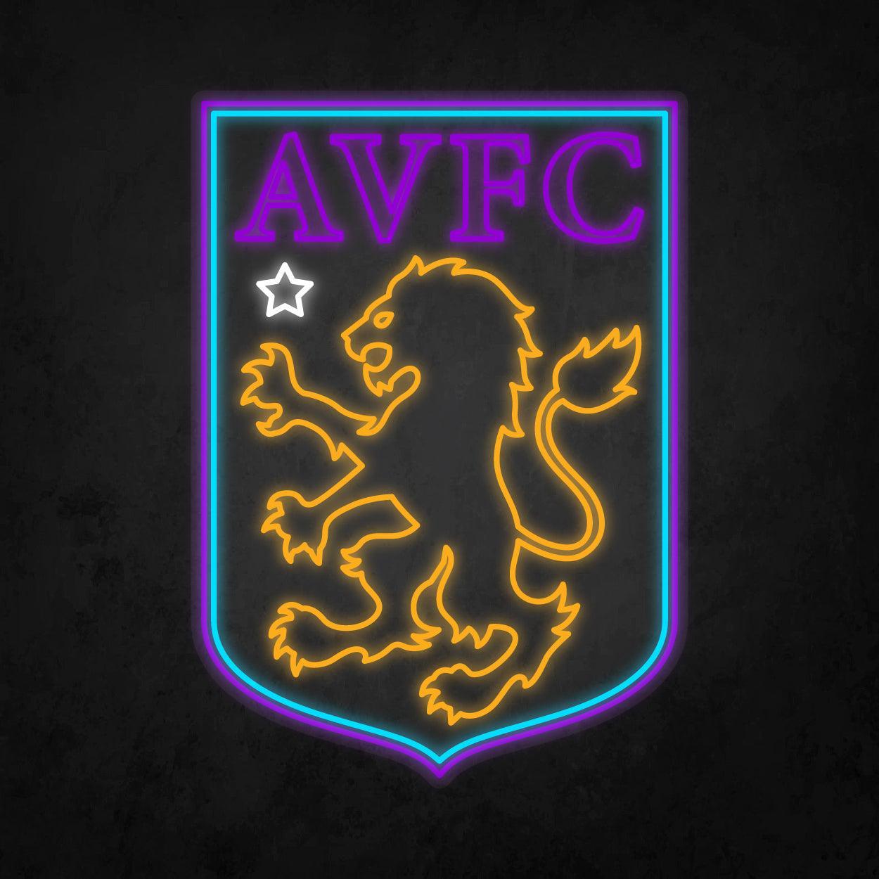 LED Neon Sign - Aston Villa FC X Large - Neonbir