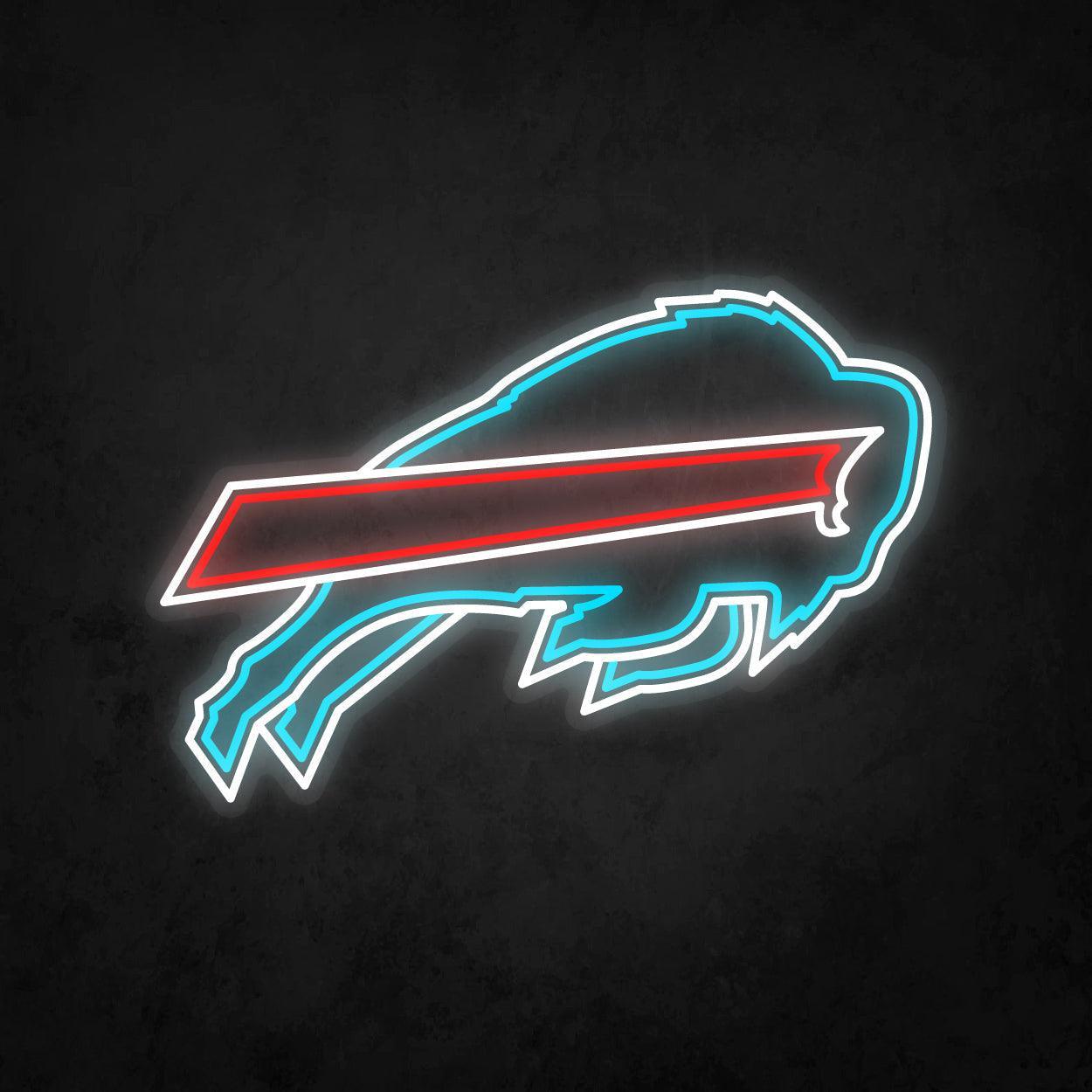 LED Neon Sign - Buffalo Bills Large - Neonbir