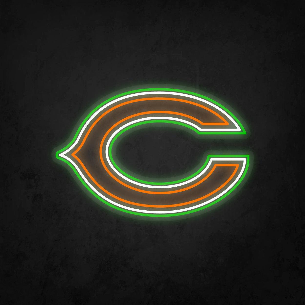 LED Neon Sign - Chicago Bears Large - Neonbir