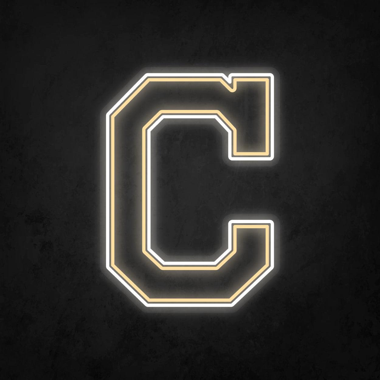 LED Neon Sign - Cleveland Indians Large - Neonbir