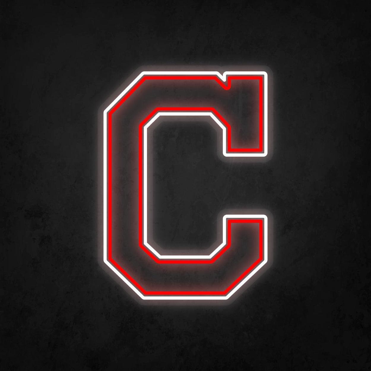 LED Neon Sign - Cleveland Indians Large - Neonbir