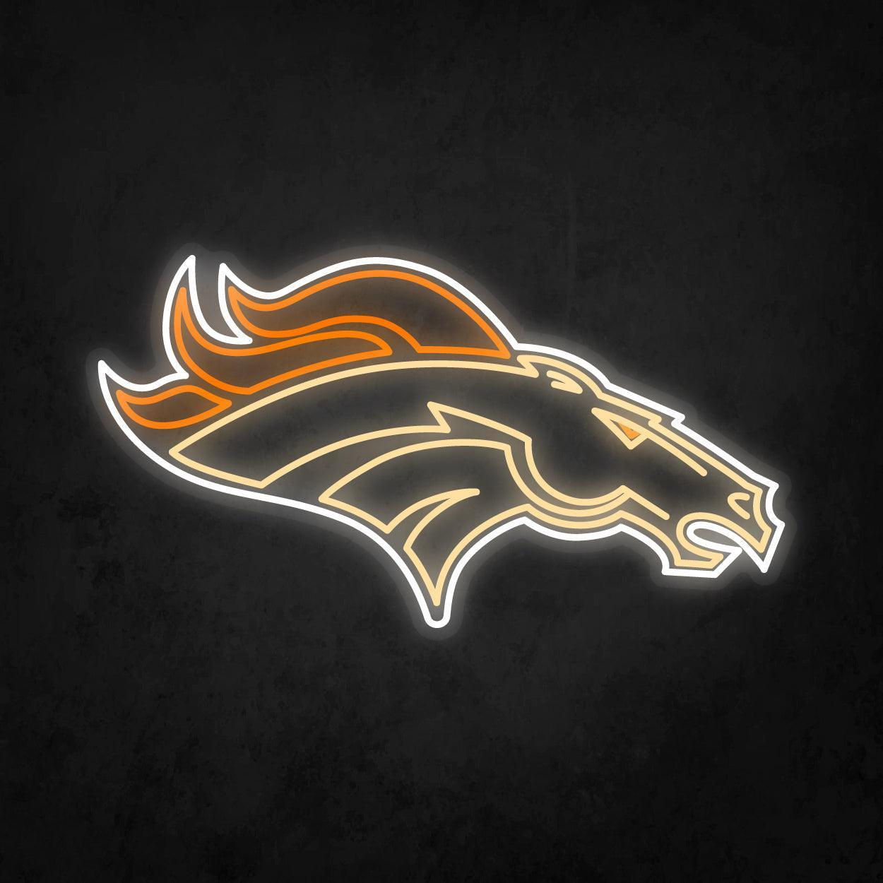 LED Neon Sign - Denver Broncos Large - Neonbir