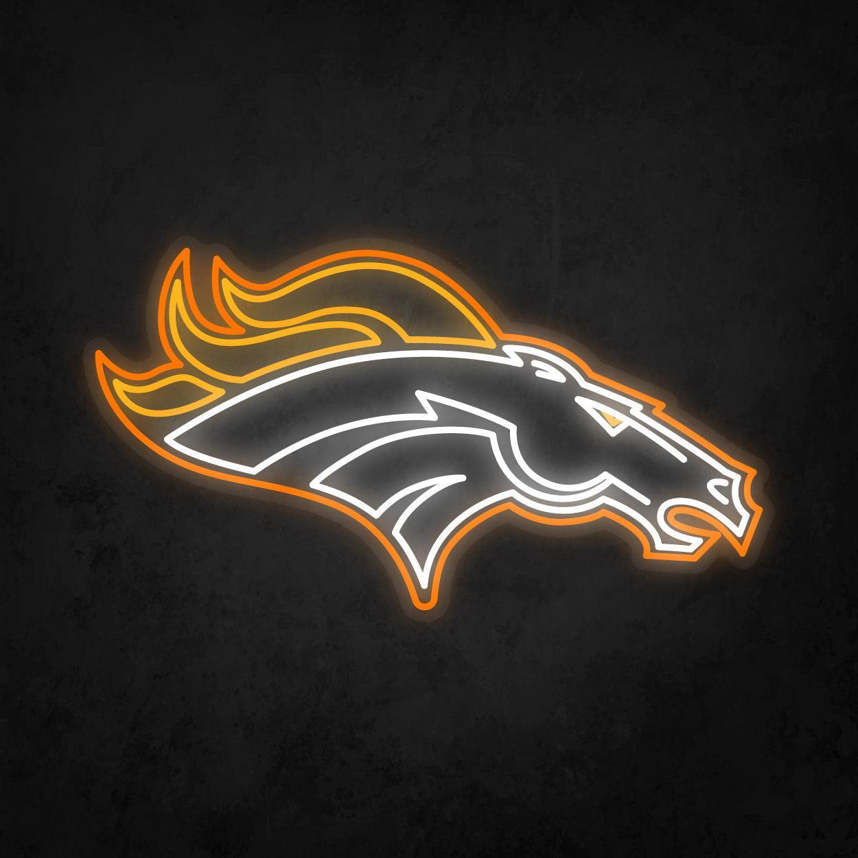 LED Neon Sign - Denver Broncos Large - Neonbir