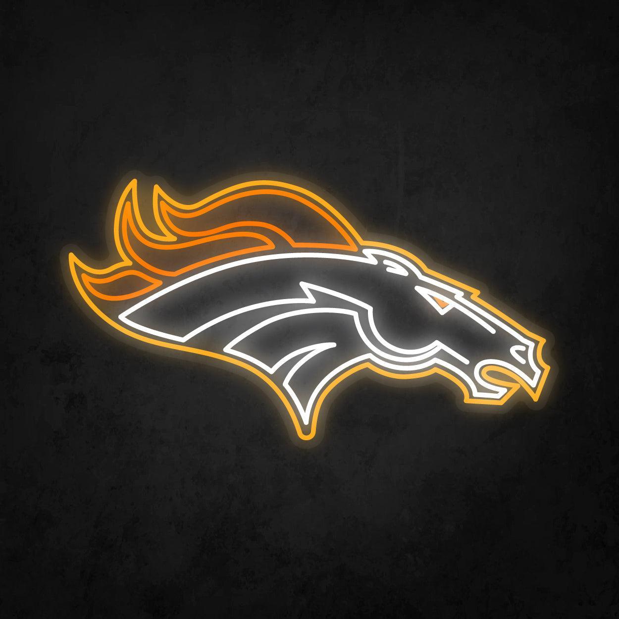 LED Neon Sign - Denver Broncos Large - Neonbir