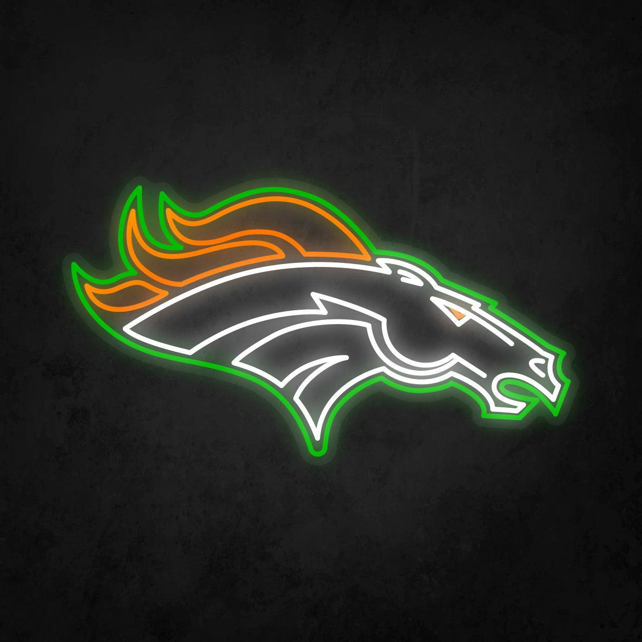 LED Neon Sign - Denver Broncos Large - Neonbir