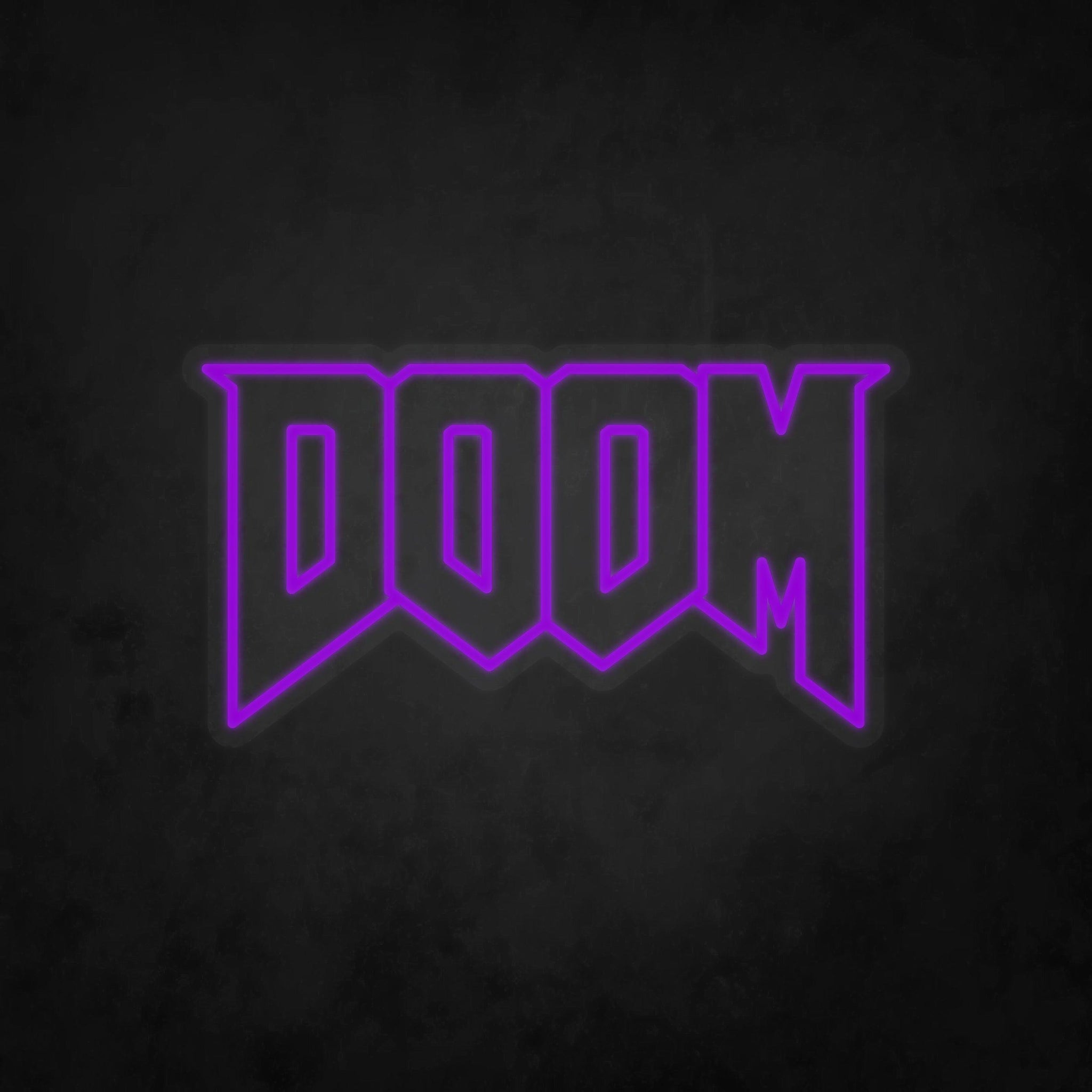 LED Neon Sign - Doom - Neonbir