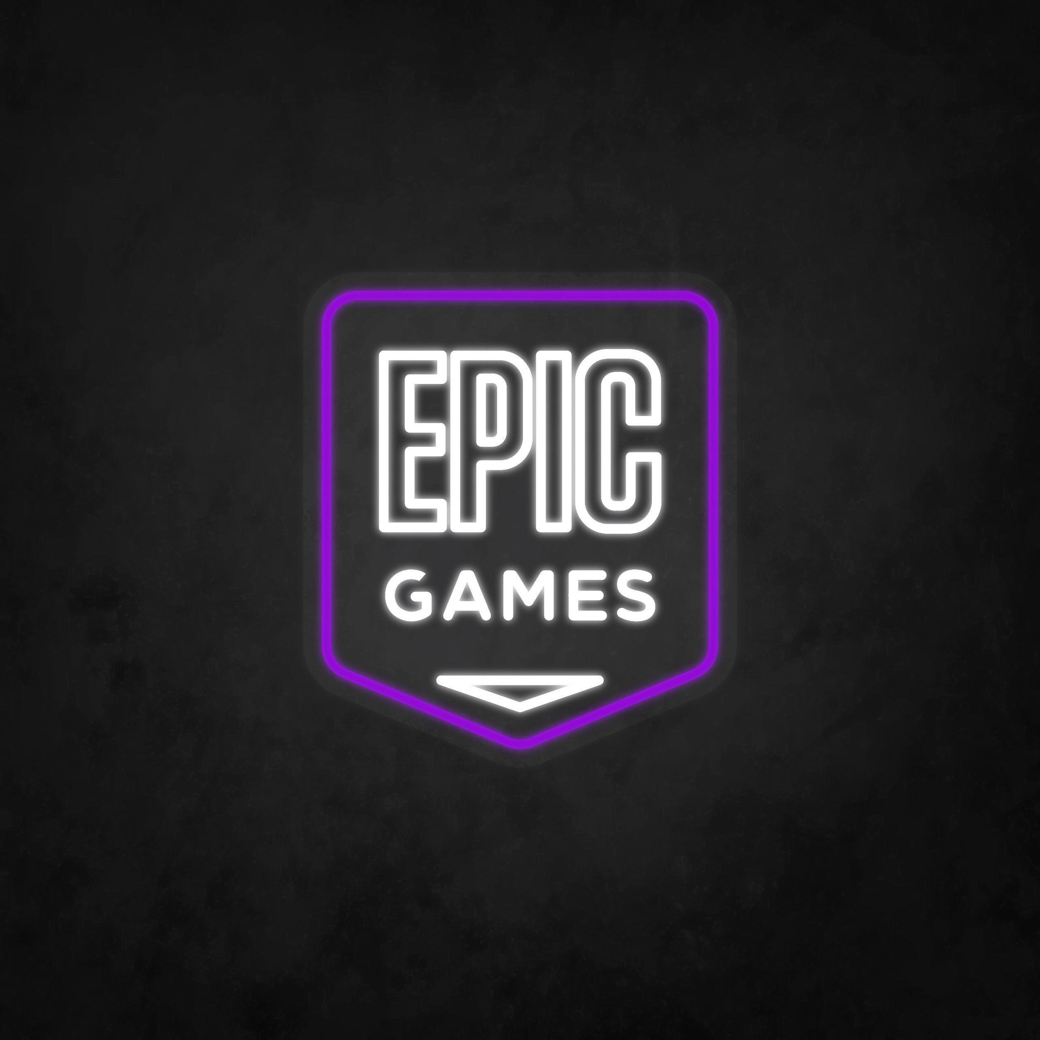 LED Neon Sign - EPIC Games Logo - Neonbir