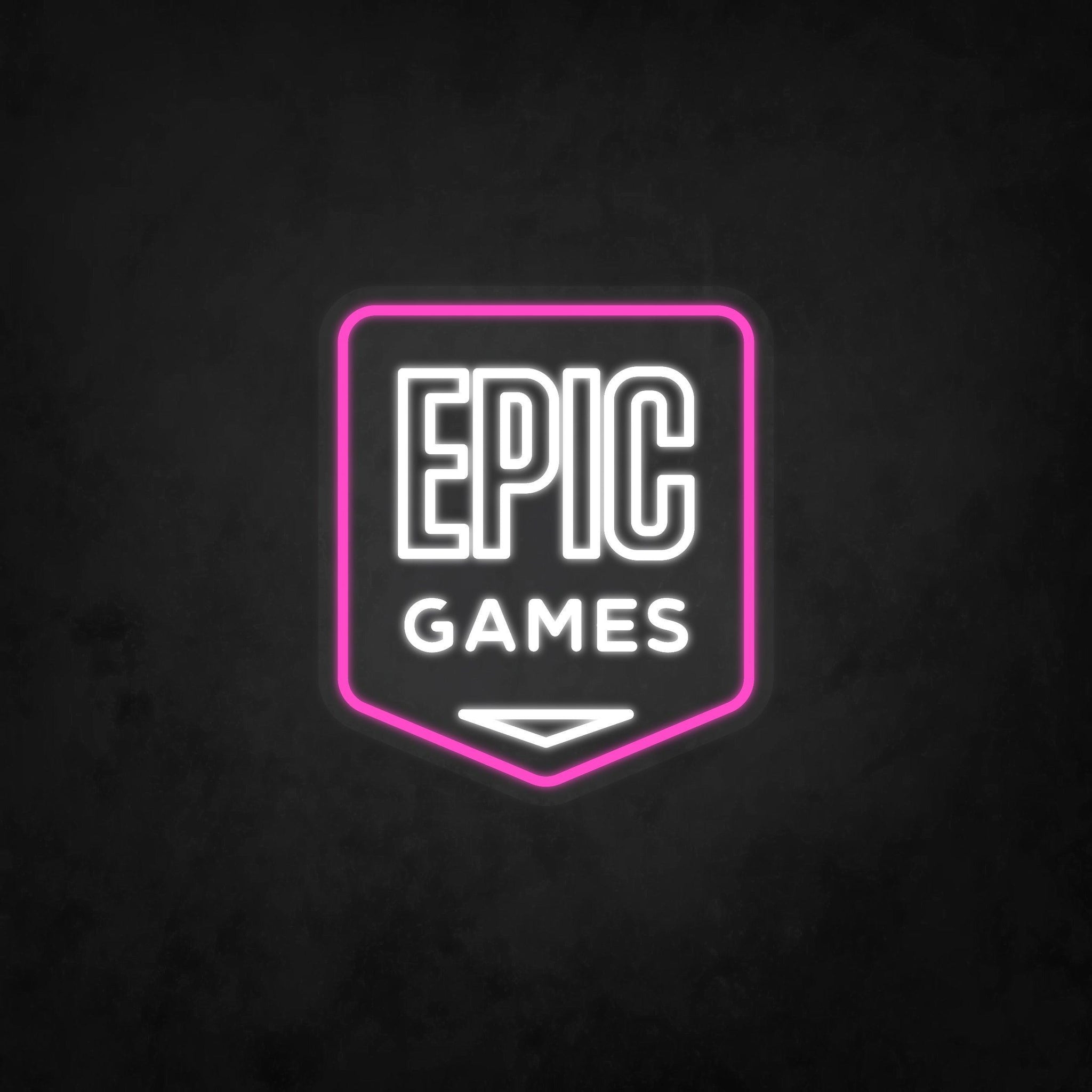 LED Neon Sign - EPIC Games Logo - Neonbir
