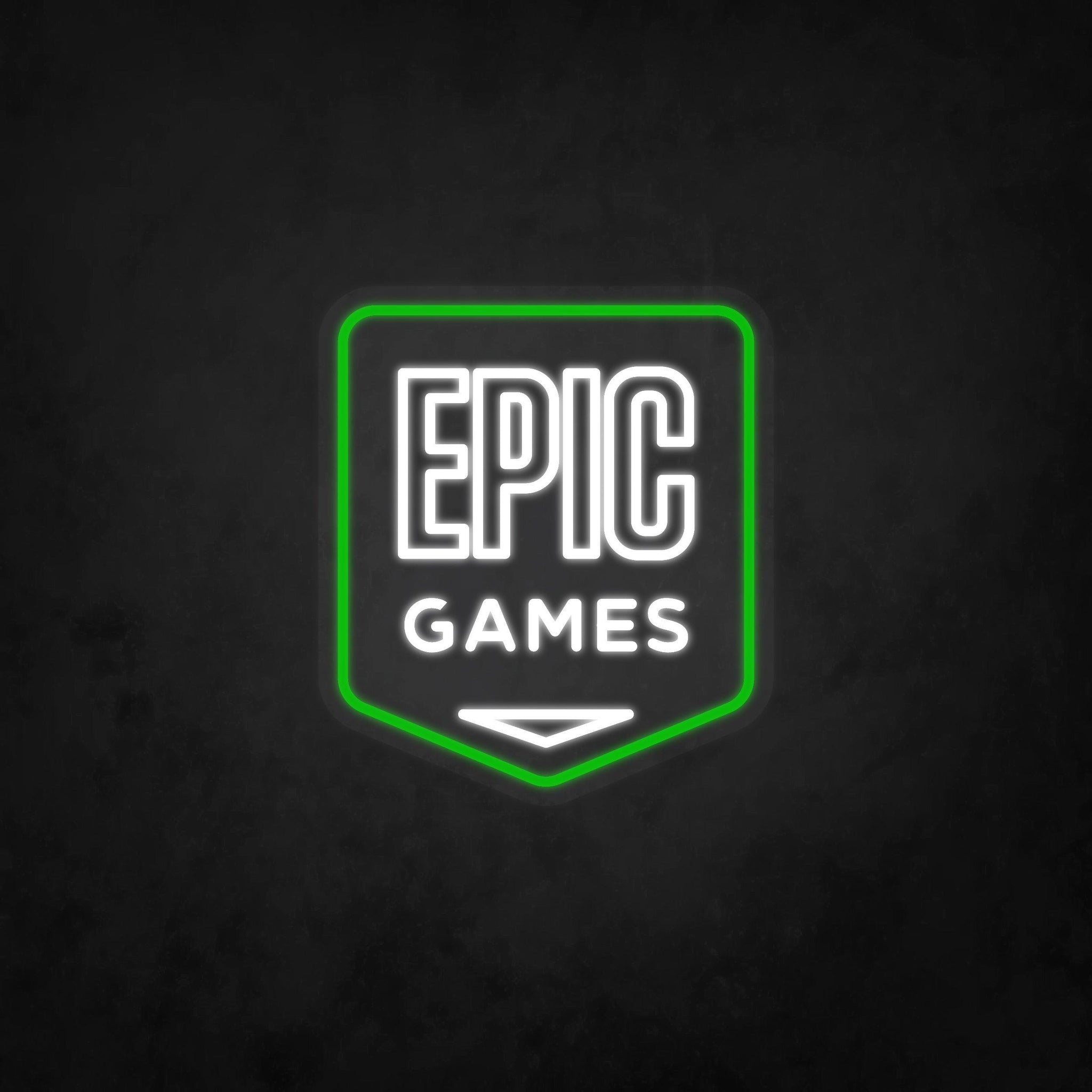 LED Neon Sign - EPIC Games Logo - Neonbir