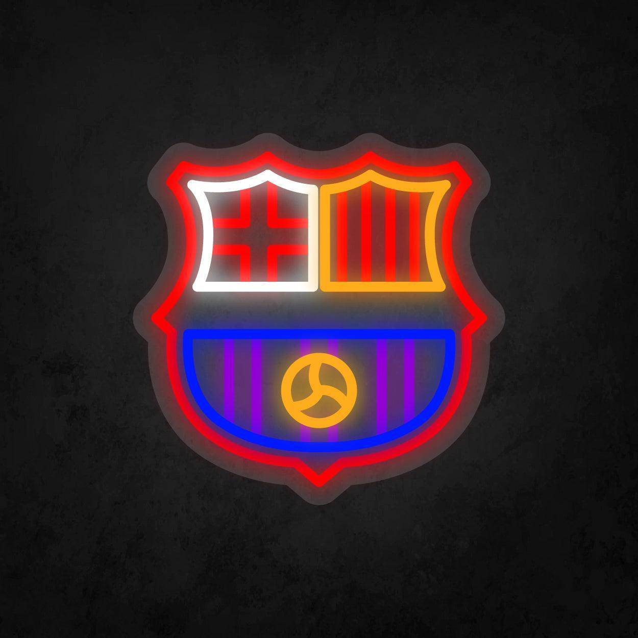 LED Neon Sign - FC Barcelona - Small - Neonbir