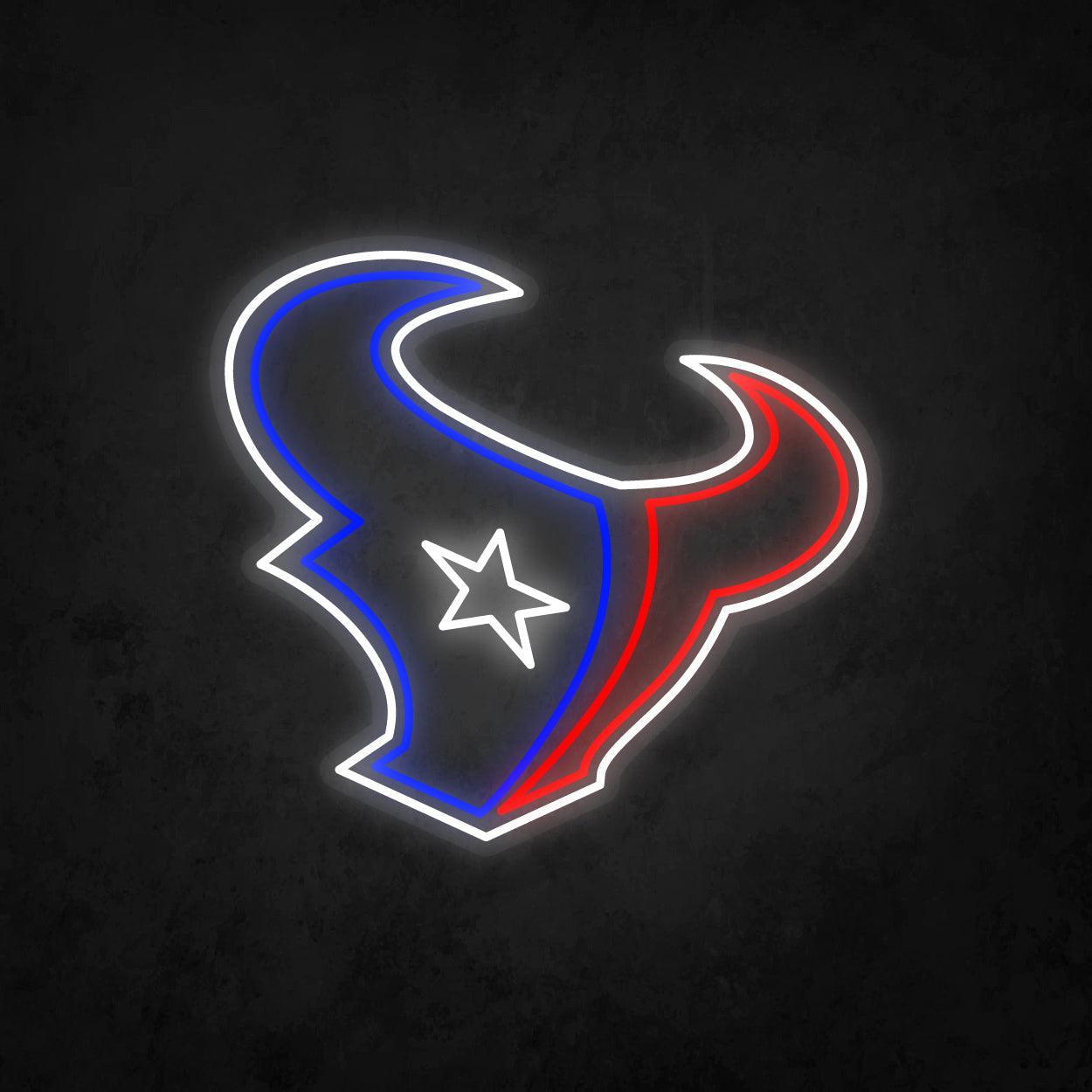LED Neon Sign - Houston Texans Large - Neonbir