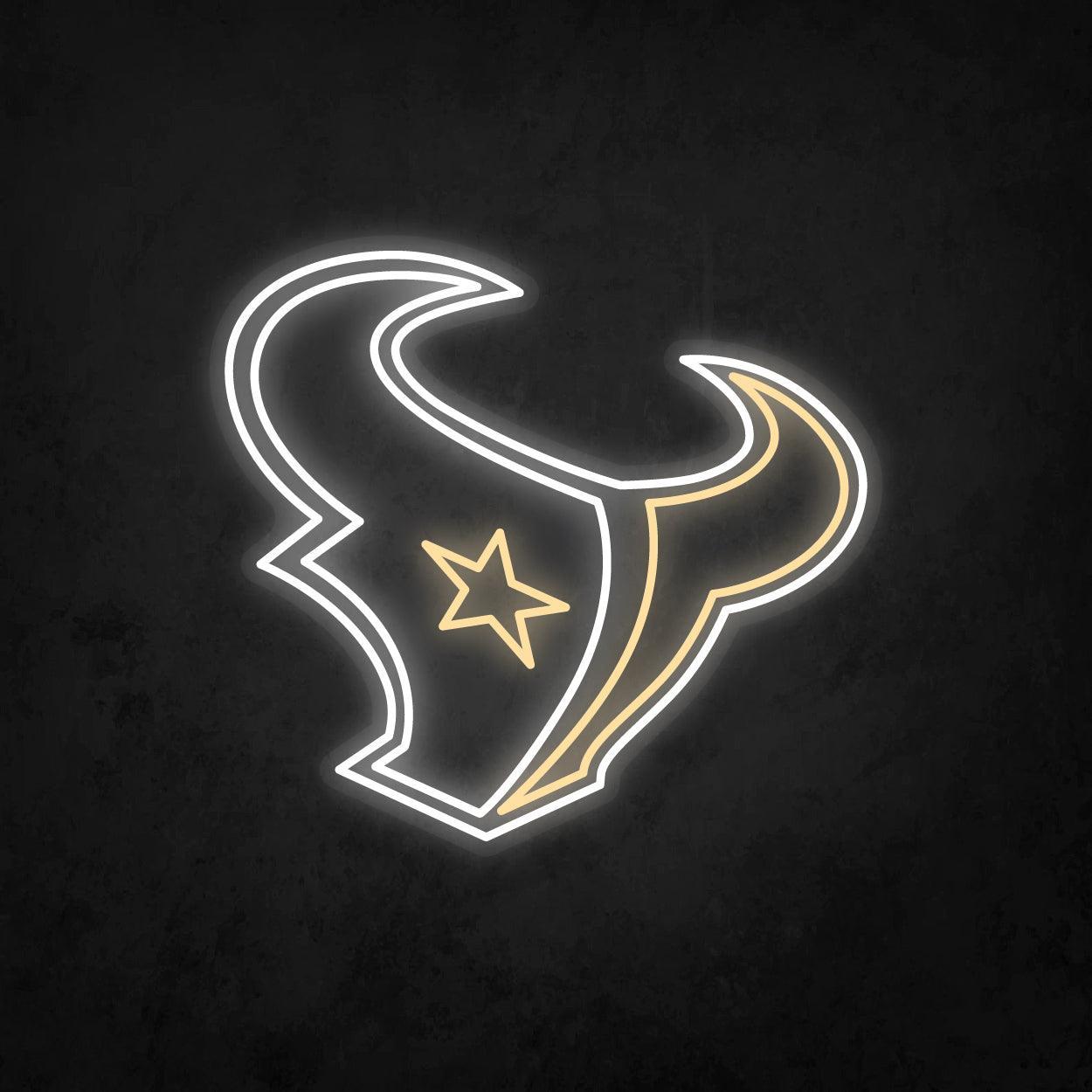 LED Neon Sign - Houston Texans Large - Neonbir