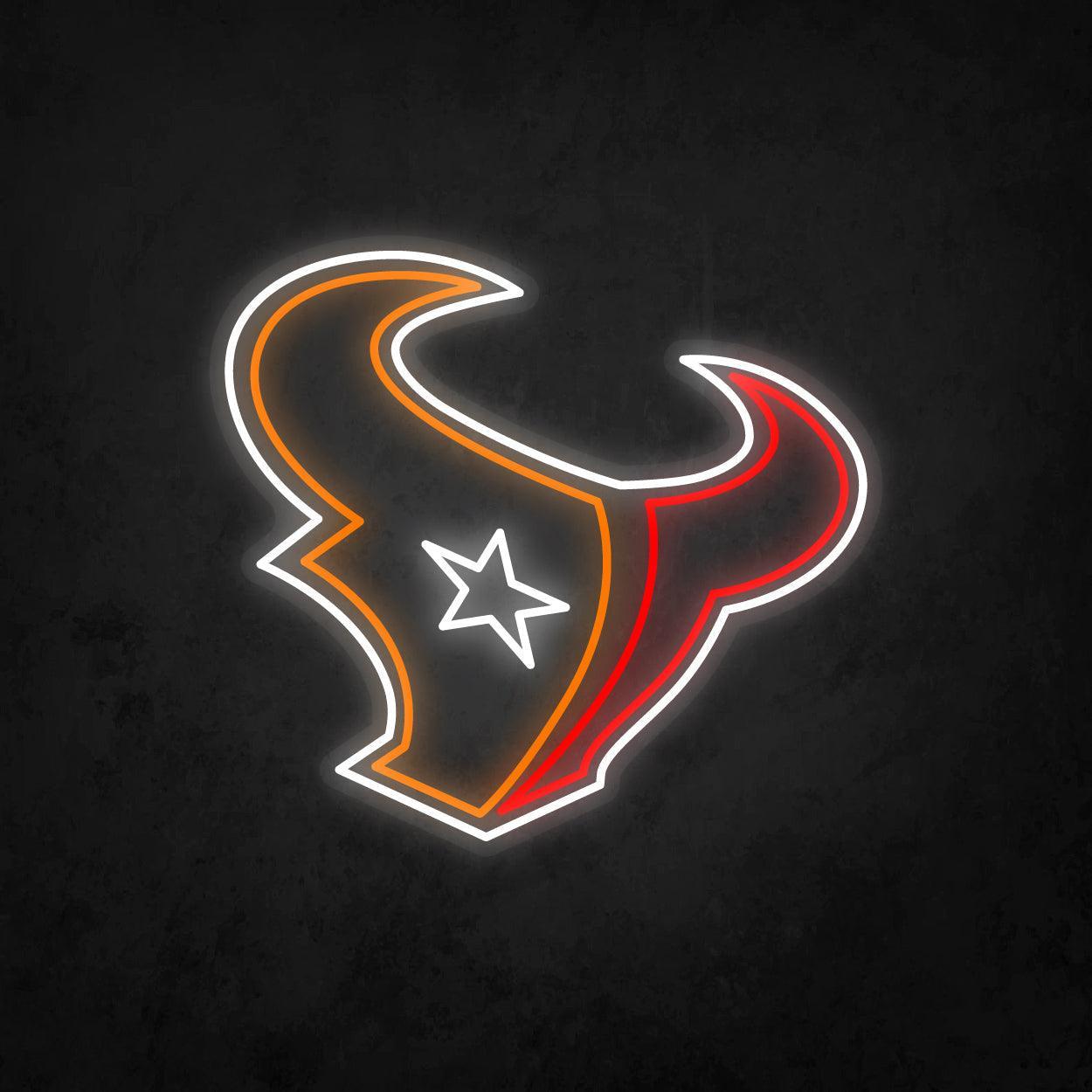 LED Neon Sign - Houston Texans Large - Neonbir