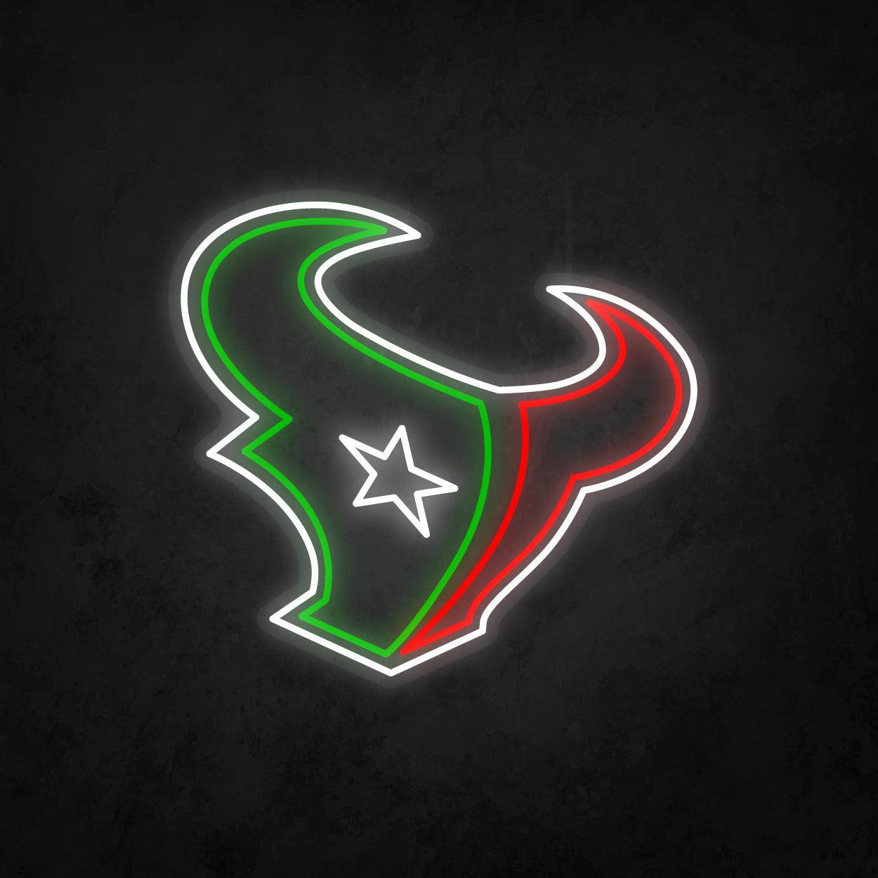 LED Neon Sign - Houston Texans Large - Neonbir