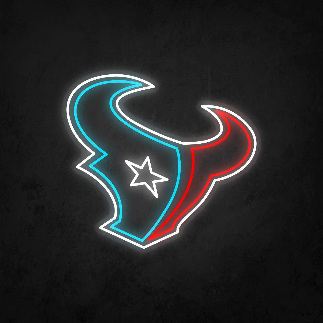 LED Neon Sign - Houston Texans Large - Neonbir