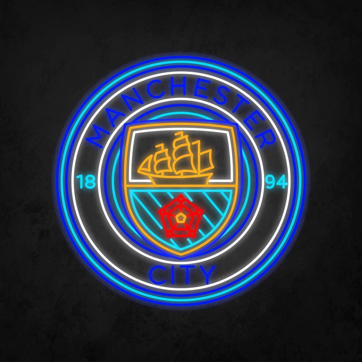 LED Neon Sign - Manchester City X Large - Neonbir